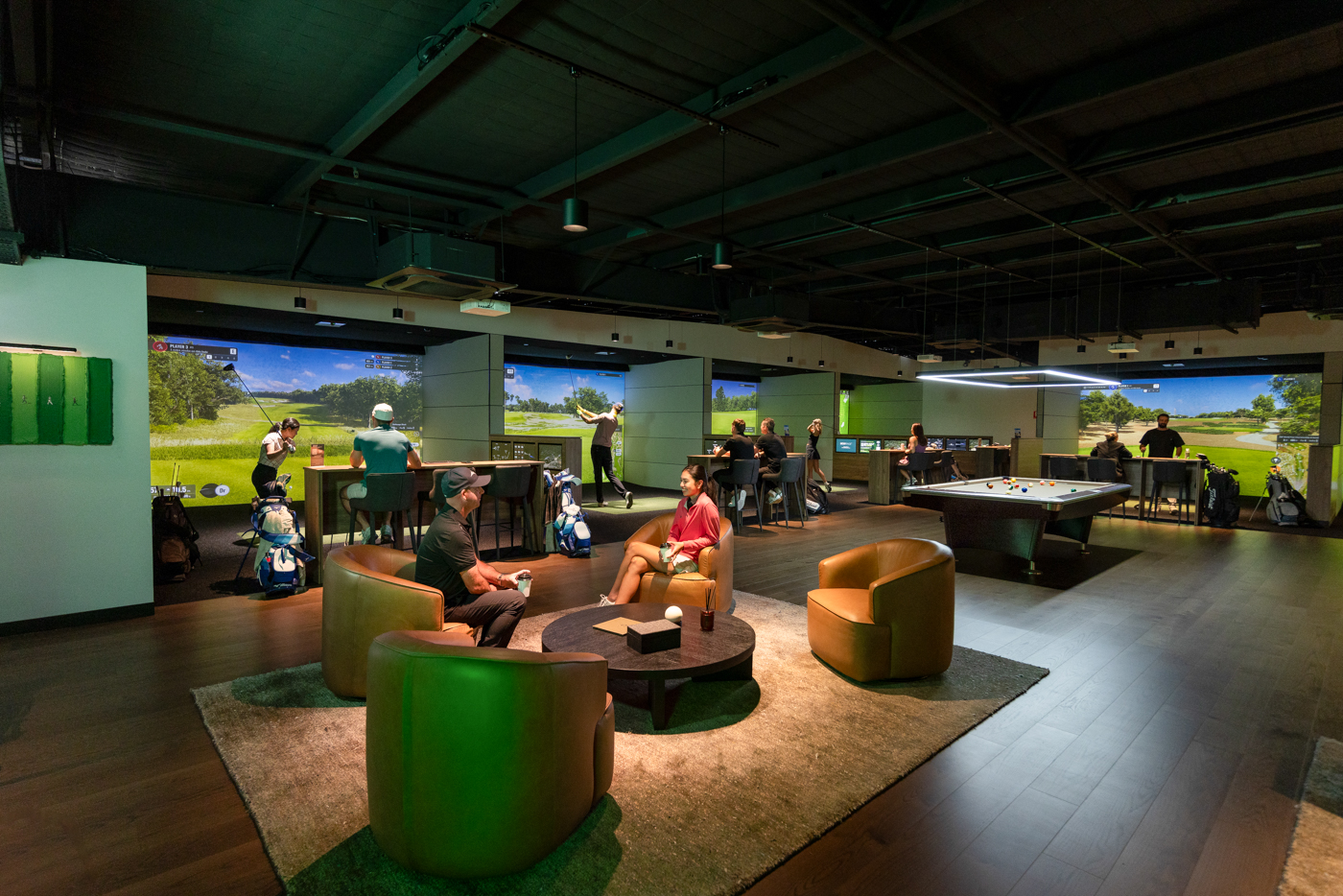 The Reserve members lounge at GolfSpace.